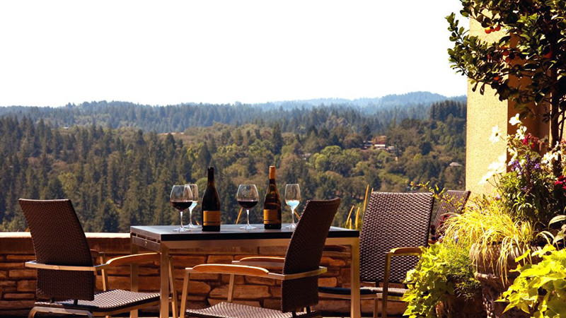 Gary Farrell Winery a une vue imprenable