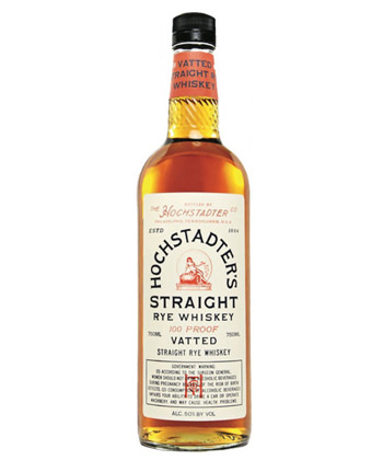 Hochstadter's est l'un des meilleurs whiskies pour un Boulevardier