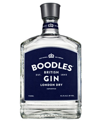 boodles est l'un des meilleurs gins bon marché