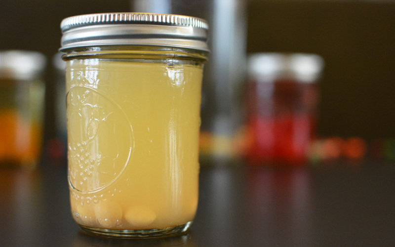 C'est de la vodka aux pêches