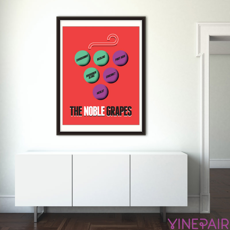 Le Noble Grapes Over A Cube Cabinet