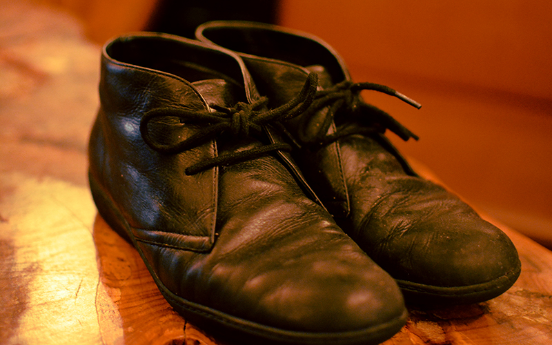 Les chaussures de travail de Pam