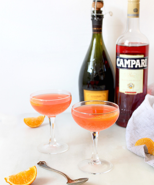 Le Campari Mimosa est le cocktail Campari parfait pour se diversifier à partir de Negronis