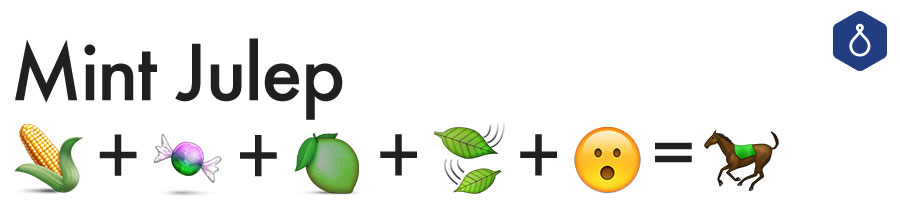 Ceci est un julep à la menthe sous forme d'emoji