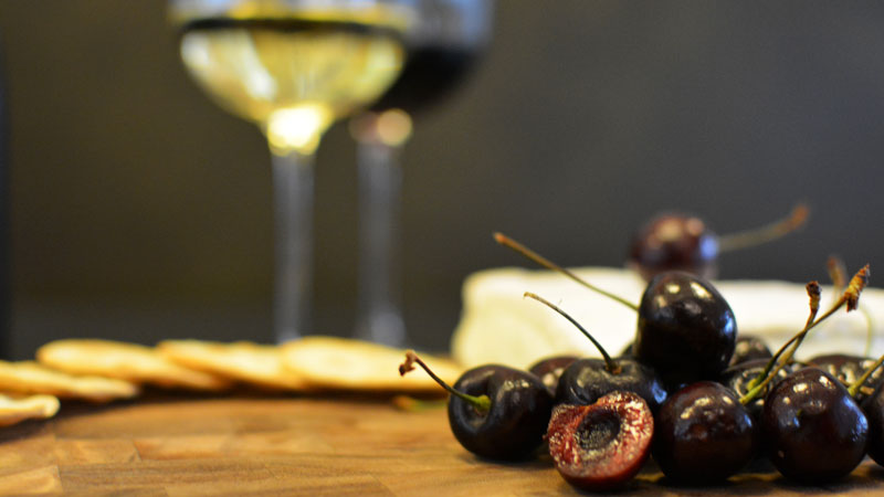 Vin et cerises