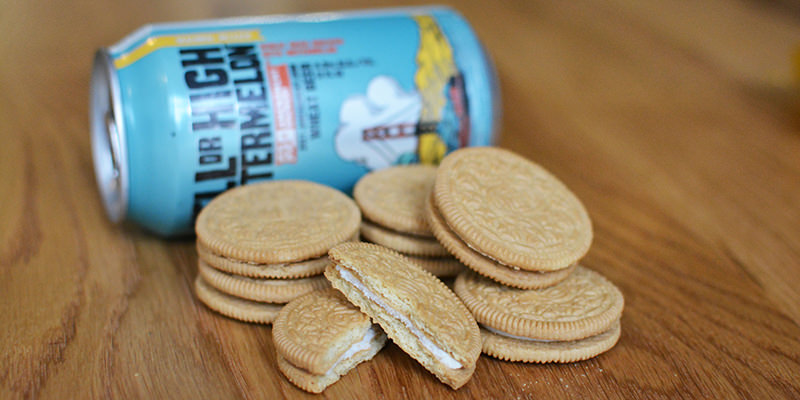 La bière de blé se marie bien avec les Oreos dorés
