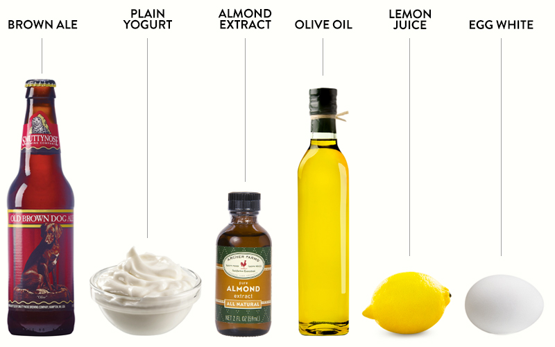 Masque facial à la bière