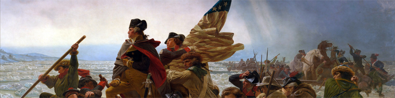 Washington traversant le Delaware