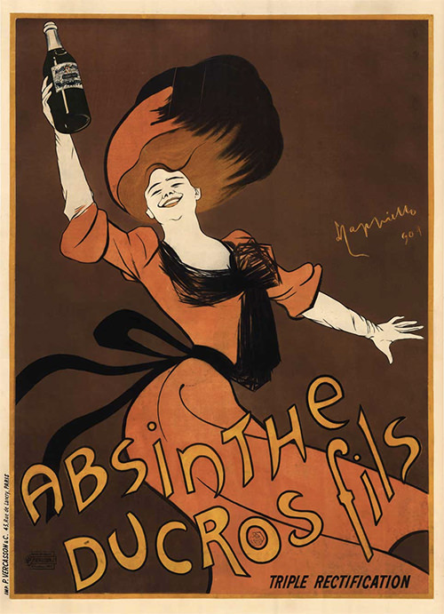 Ceci est une affiche d'absinthe