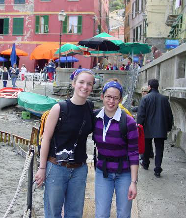 Liz et Anne aux Cinque Terre