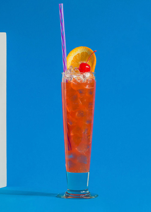 Le Hurricane est un excellent cocktail à réaliser avec du jus d'orange.