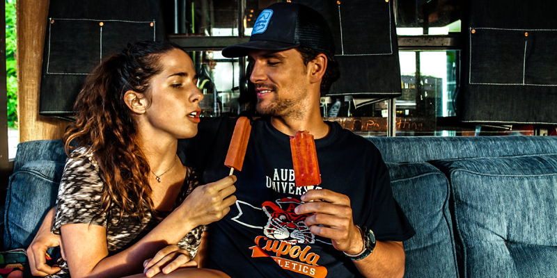 De délicieuses Sangria Pops.