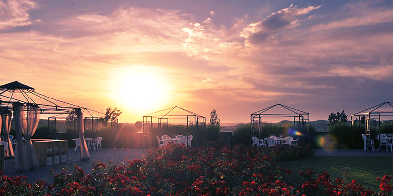 La superbe distillerie Berta produit des grappas