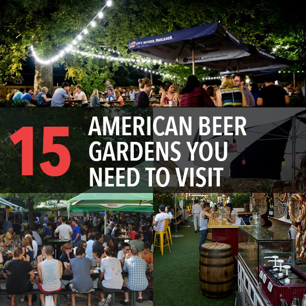 15 jardins de bière américains que vous devez visiter