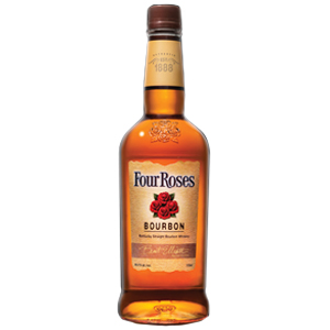 Etiquette Jaune Quatre Roses