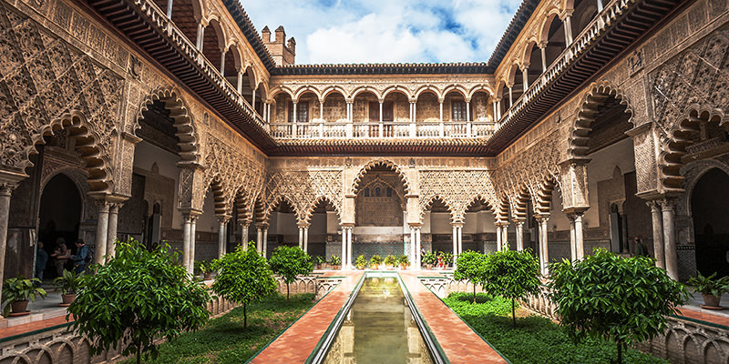 Alcázar de Sevilla remplace les jardins d'eau de Dorne