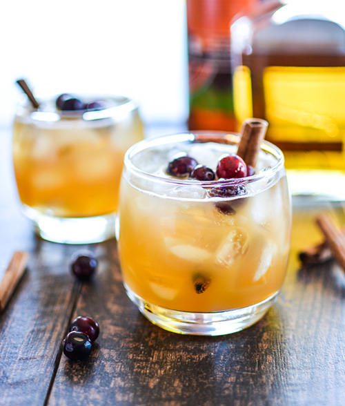 Cocktail de bière à la pomme et à la citrouille