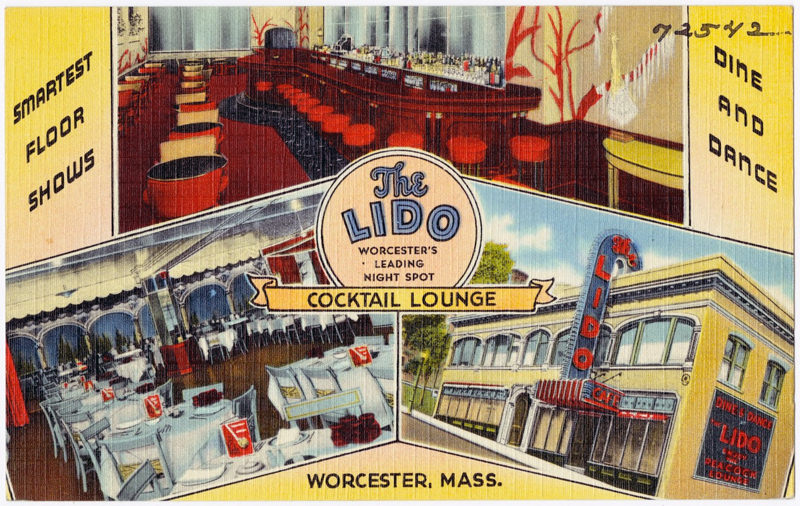 Le bar-salon du Lido - Worcester, Massachusetts
