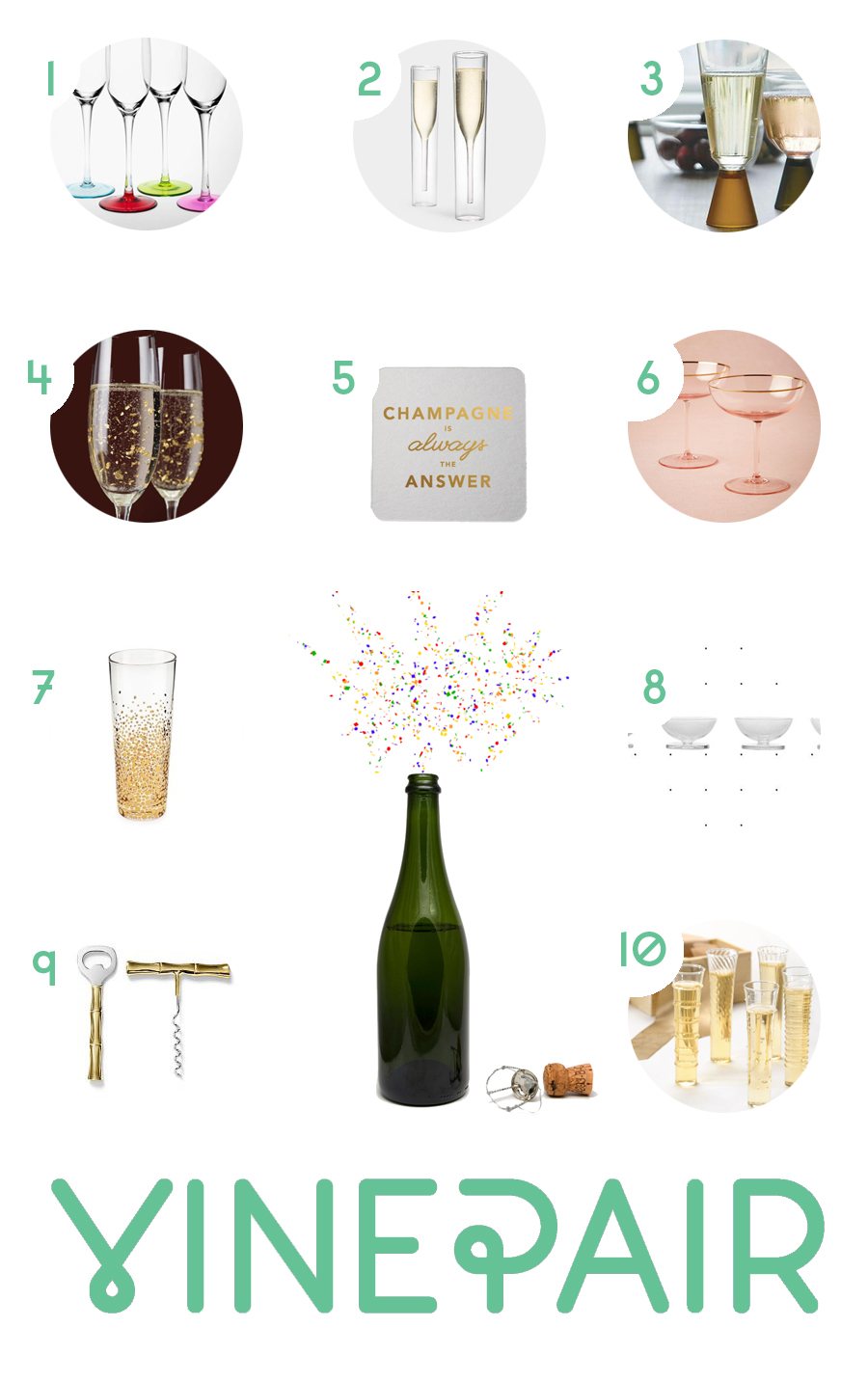 Accessoires pour vins mousseux