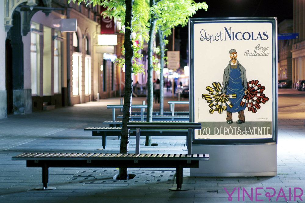 Bouteilles publicitaires vintage