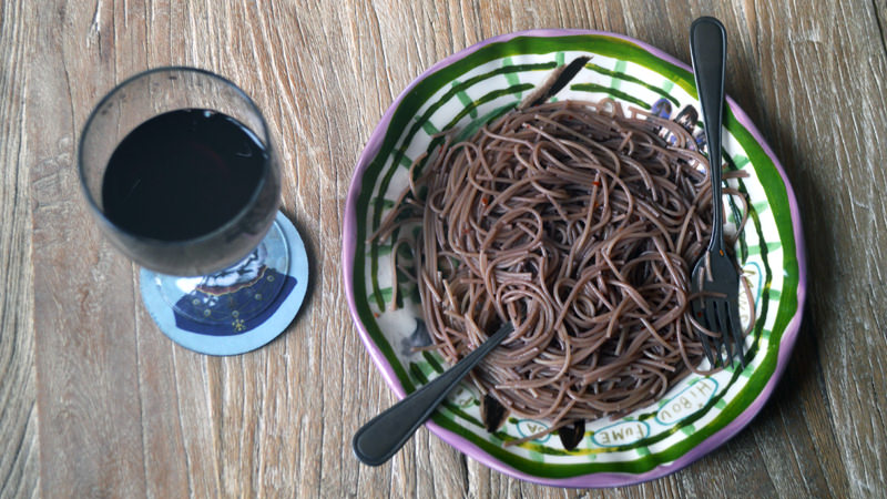 Boire Moitié Cuire Moitié Spaghetti