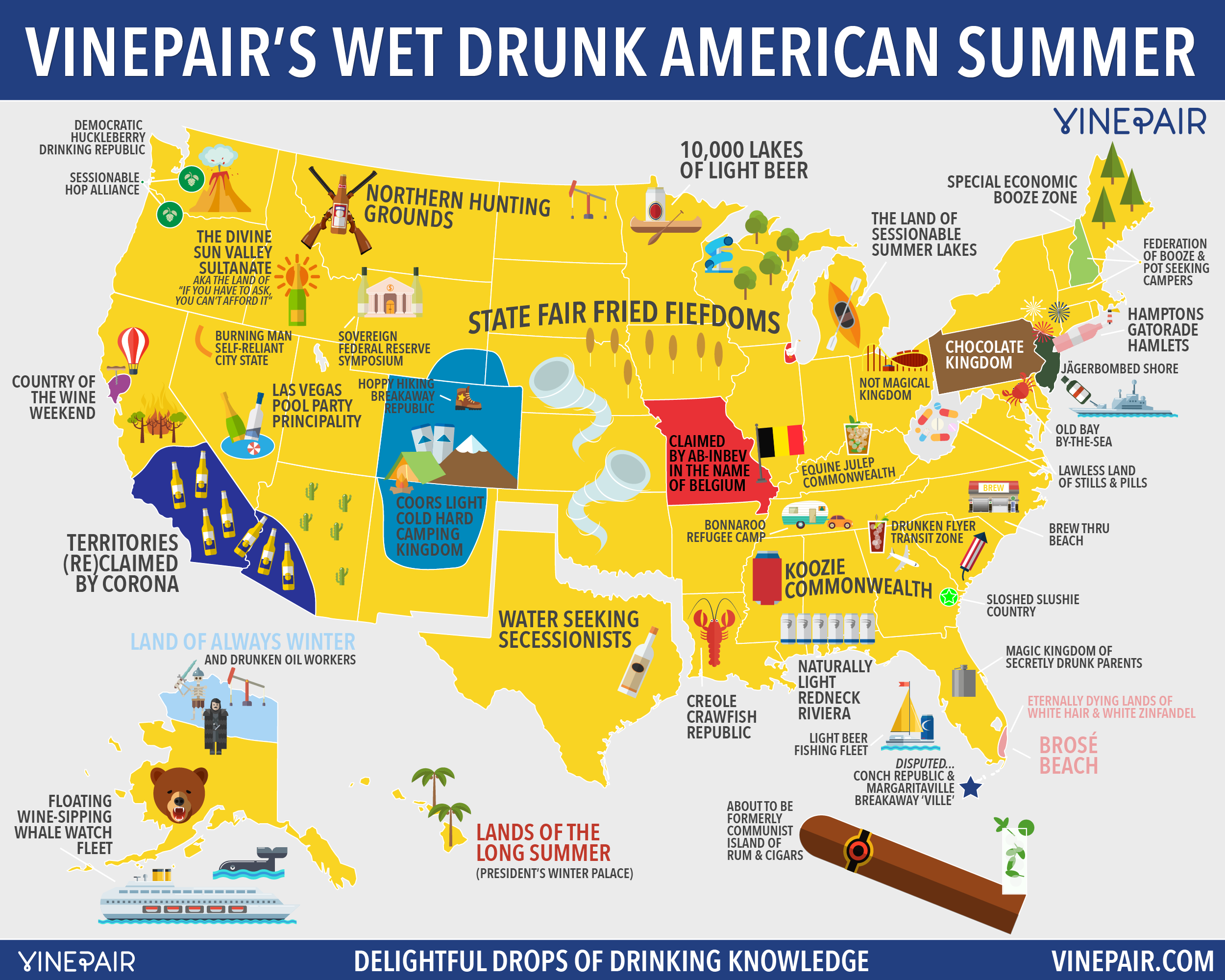 CARTE : Wet Drink American Summer de VinePair
