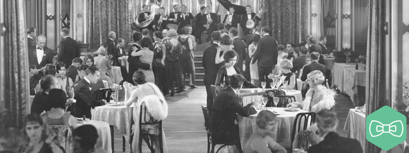 Dîner en groupe au restaurant