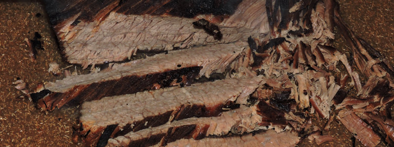 Poitrine de barbecue sans fumeur.