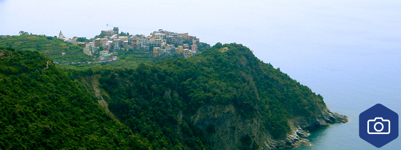 Corniglia depuis le sentier de randonnée des Cinque Terre