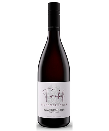 Tiefenbrunner Pinot Noir 'Turmhof' 2021 est l'un des meilleurs pinots noirs du Haut-Adige en Italie.
