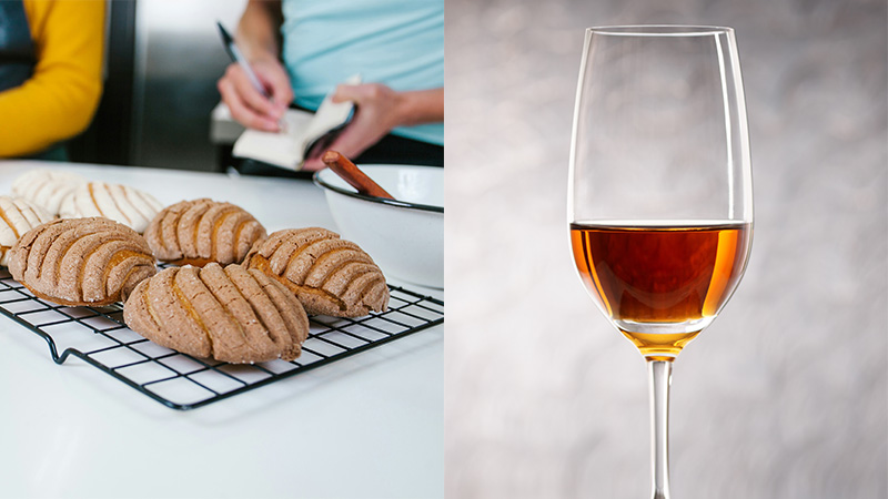 Concha et Fino Sherry sont l'un des meilleurs accords boissons et pâtisseries.
