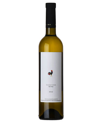 Les vieilles vignes Savatiano 2022 du Domaine Papagiannakos sont l'un des vins blancs les plus économiques de 2024. 