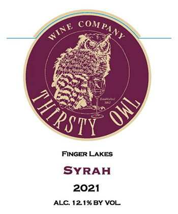 Thirsty Owl Wine Company Syrah 2021 est l'une des meilleures Syrah de la côte Est américaine. 
