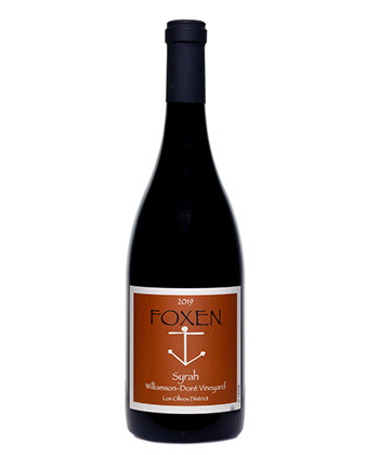 Foxen Syrah Williamson-Doré Vineyard 2020 est l'une des meilleures Syrah de la côte ouest américaine.