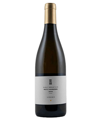 Early Mountain Vineyards Petit Manseng 2021 est l'un des meilleurs vins de Virginie.
