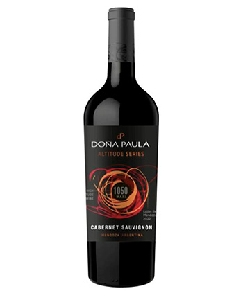 Le Doña Paula Altitude Series 1050 est l'un des Cabernet Sauvignon offrant le meilleur rapport qualité-prix, selon les sommeliers. 