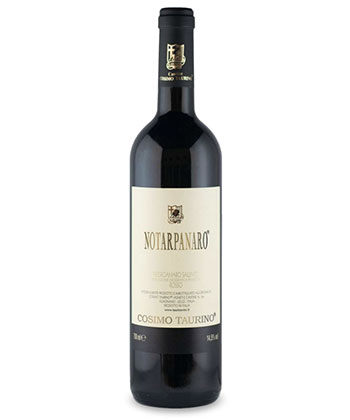 Cosimo Taurino Notarpanaro Negroamaro Salento IGP 2013 est l'un des meilleurs vins rouges des Pouilles, en Italie.