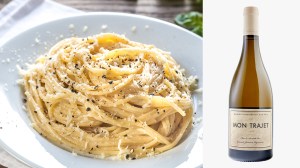 Cacio e Pepe: Grands Joueurs Vignerons 2022 Mon Trajet Chardonnay Sta. Rita Hills Comté de Santa Barbara