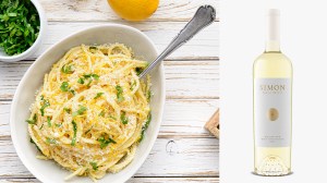 Pasta al Limone : Simon Family Estate 2021 Golden Ore Sauvignon Blanc Oakville Napa Valley
