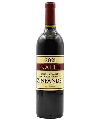 Nalle Winery Dry Creek Valley Zinfandel 2021 est l'une des meilleures alternatives au Meiomi Pinot Noir. 