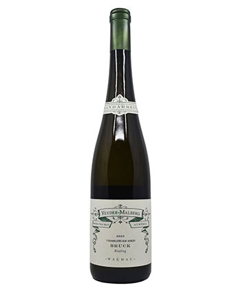 Le Riesling Veyder-Malberg « Veisslinger Bruck » est une bouteille drapeau vert sur la carte des vins, selon les sommeliers. 