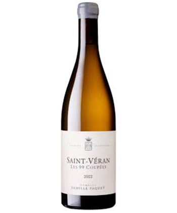 Domaine Famille Paquet Saint-Véran 'LES 99 Coupés' 2022 est l'un des meilleurs vins du Mâcon de Bourgogne.