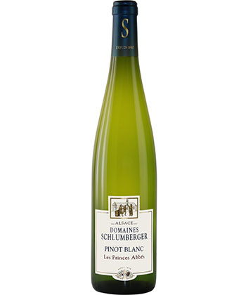 Domaine Schlumberger Les Princes Abbés Pinot Blanc est l'un des meilleurs vins de bonnes affaires, selon Wine Pros. 