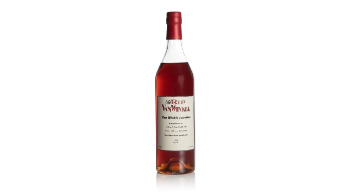 Cette rare bouteille de Pappy Van Winkle vient de créer un nouveau record de vente aux enchères pour American Whisky