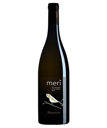 Argiolas 'Merì' Vermentino di Sardegna 2023 est l'un des meilleurs vins blancs de la Sardaigne. 