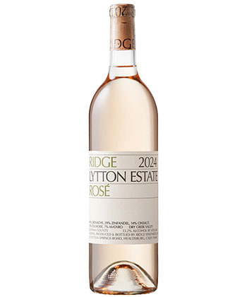 Ridge Vineyards Lytton Estate Rosé 2024 est l'une des meilleures alternatives au domaine Tempier, le rosé le plus prisé de Bandol