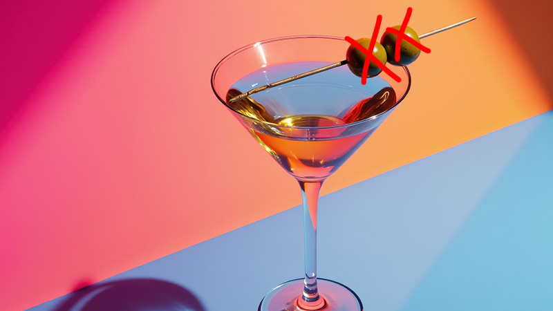 C'est la malchance de garnir un martini d'un nombre uniforme d'olives. Découvrez le reste des coutumes de consommation les plus intéressantes du monde ici!