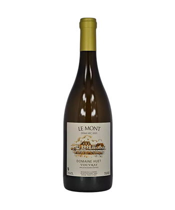Domaine Huet Vouvray 'Le Mont' Demi-Sec 2023 est l'un des meilleurs Chenin Blancs de la Vallée de Loire.