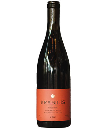 Arabilis Eola-Amity Hills Pinot Noir 2022 est l'un des meilleurs Pinot NoirS de l'Oregon pour moins de 50 $. 