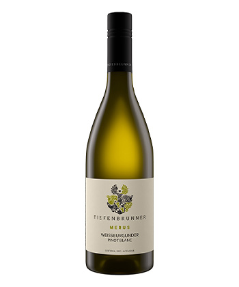 Tiefenbrunner Pinot Bianco 'Merus' 2024 est l'un des meilleurs vins blancs d'Alto Adige. 